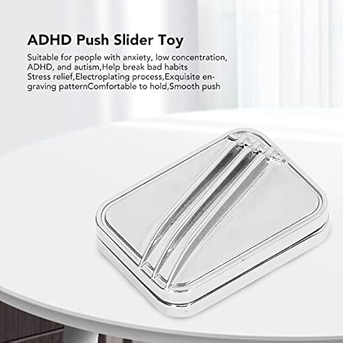 Sorandy Magnetic Claw Pattern Slider Toy, Metal ADHD Autism Stress Relief Push Slider Toy, Anxiety Stress Relief Toys, Office Desk Toys, Gifts for Boyfriend, Father, Office - Image 3