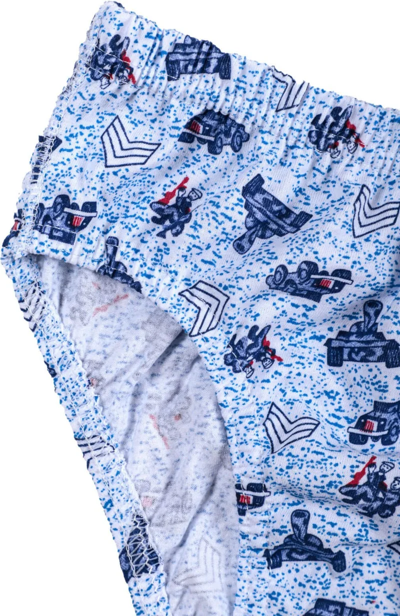 Hepsine Rakip Rivaling All 5-Piece Boy's Colorful Patterned Cheerful Panties