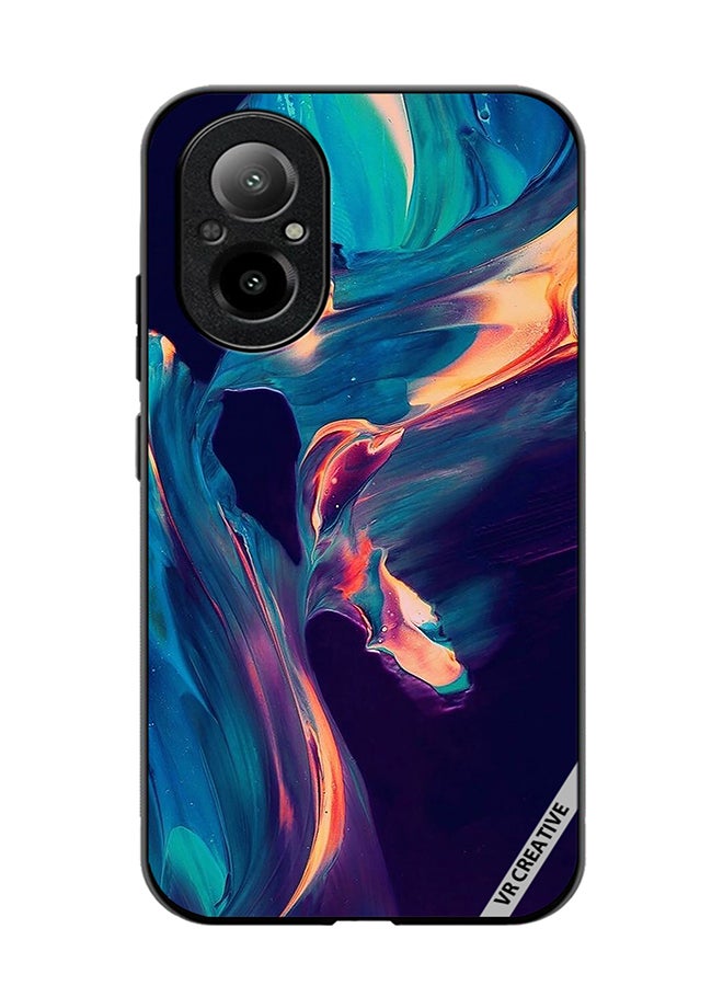 VR CREATIVE Protective Case Cover For Realme C67 4G Abstract Design Multicolour - Image 1