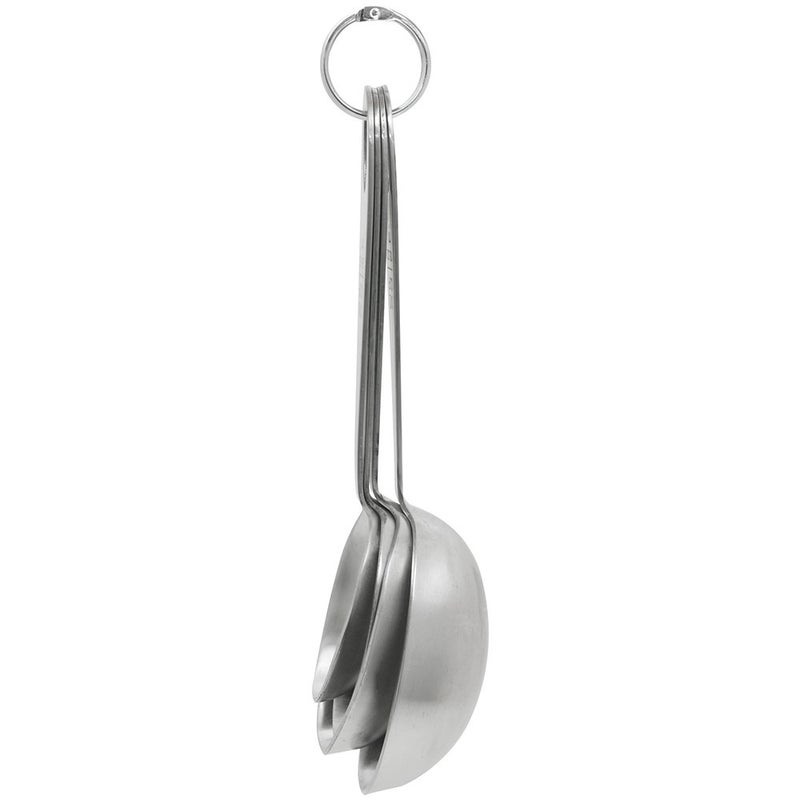 Lindy's MPC4 4-Piece Stainless Steel Measuring Scoop Set,Silver, 9 inches long - Image 2