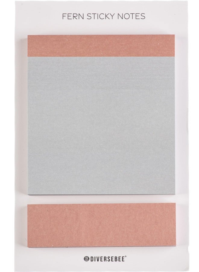 DiverseBee Pastel Sticky Notes, 3x3” Cute Sticky Notes, Aesthetic Self-Stick Note Pads, 3x0.8 Sticky Tabs, Page Flags, Planner Accessories, Journaling Office School Bible Study Supplies (Fern) - Image 1
