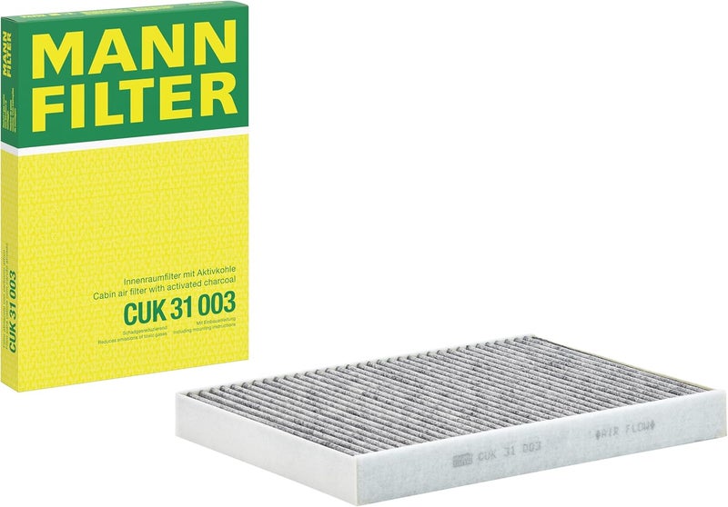 MANN FILTER Daily wear upgraded resistant material MANN-FILTER CUK 31 003 Cabin Air Filter - CARS + TRANSPORTERS Stain resistant - Image 1