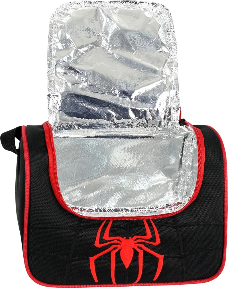 Waddell Licensed Spider Embroidered Thermal Lunch Bag