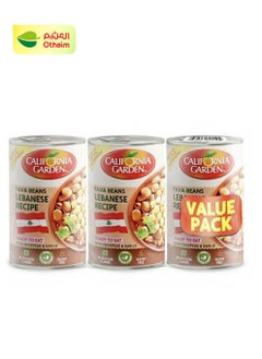 California Garden California Garden Beans with Lebanese Recipe, 450g x 3 