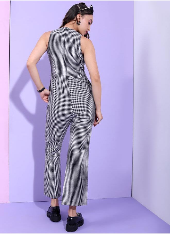 Gingham Checked Cotton Jumpsuit with Belt Detail - pzsku/ZA9606C22CDCF9860BA0BZ/45/_/1720784586/9c0a76de-ebfa-4352-b169-283842a201a2