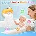WAVISA Baby Bath Toys for Kids Ages 13 48 Rechargeable Dinosaur Bath Bubble Machine with Music for Toddlers Baby Bathtub Toys Easter Basket Stuffers Bath Bubble Maker for Toddlers Kids Boys Girls - Image 4