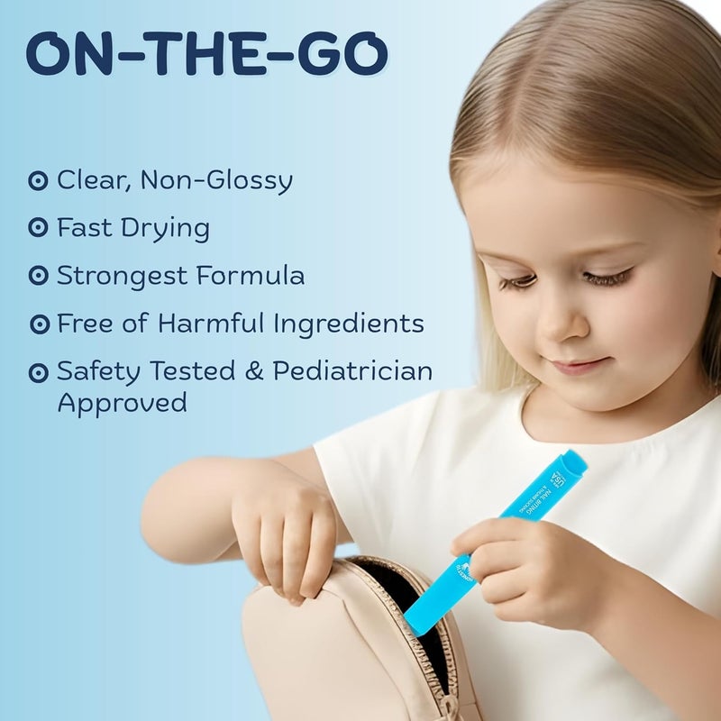 Nipit Honest10 Nail Biting Prevention Click Pen for Kids - Break The Thumb Sucking Habit - Safe Bitter Nail Formula, Lab Tested & Pediatric MD Approved - Easy Application, Mfr in USA (0.25 oz) - Image 3