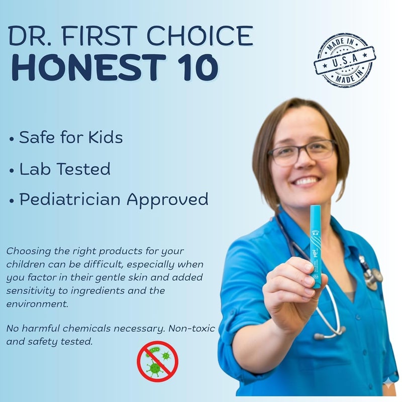 Nipit Honest10 Nail Biting Prevention Click Pen for Kids - Break The Thumb Sucking Habit - Safe Bitter Nail Formula, Lab Tested & Pediatric MD Approved - Easy Application, Mfr in USA (0.25 oz) - Image 2