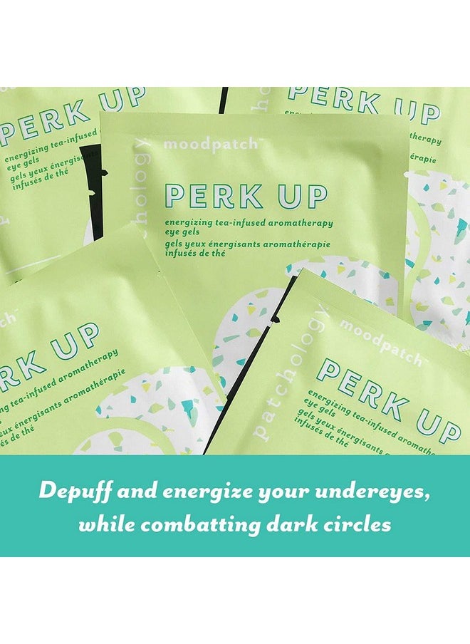 Patchology - Perk Up Hydrating Under Eye Masks With Green Tea Under Eye Patches For Dark Circles And Puffy Eyes Care Treatment & Moisturizer Eye Bags Puffiness & Wrinkles Reducer (5 Pairs) - Image 1