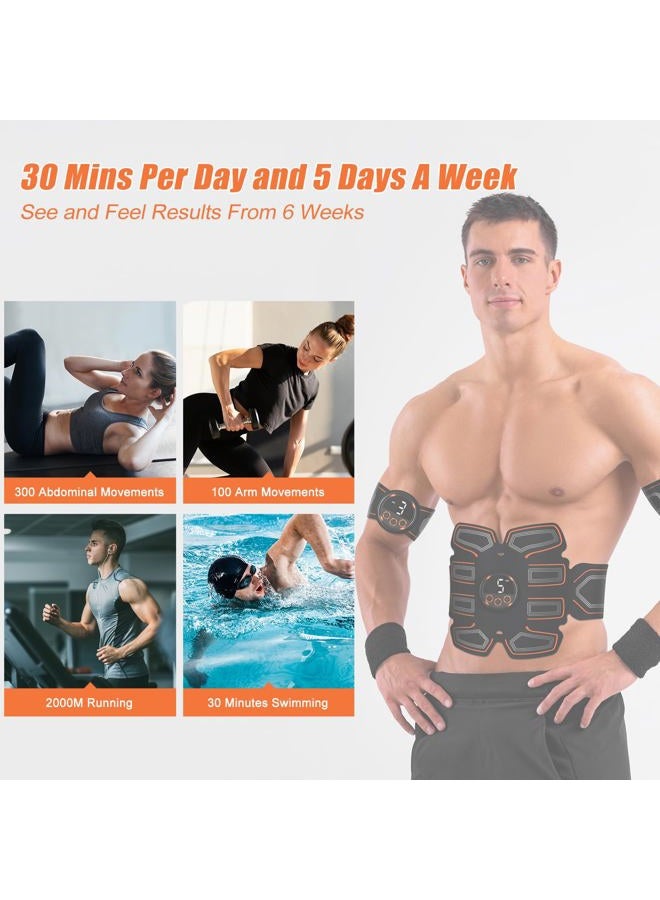 BLASET ABS Stimulator, Ab Toning Belt Trainer, Workout Equipment for Men & Women - BFB-11 - Image 4