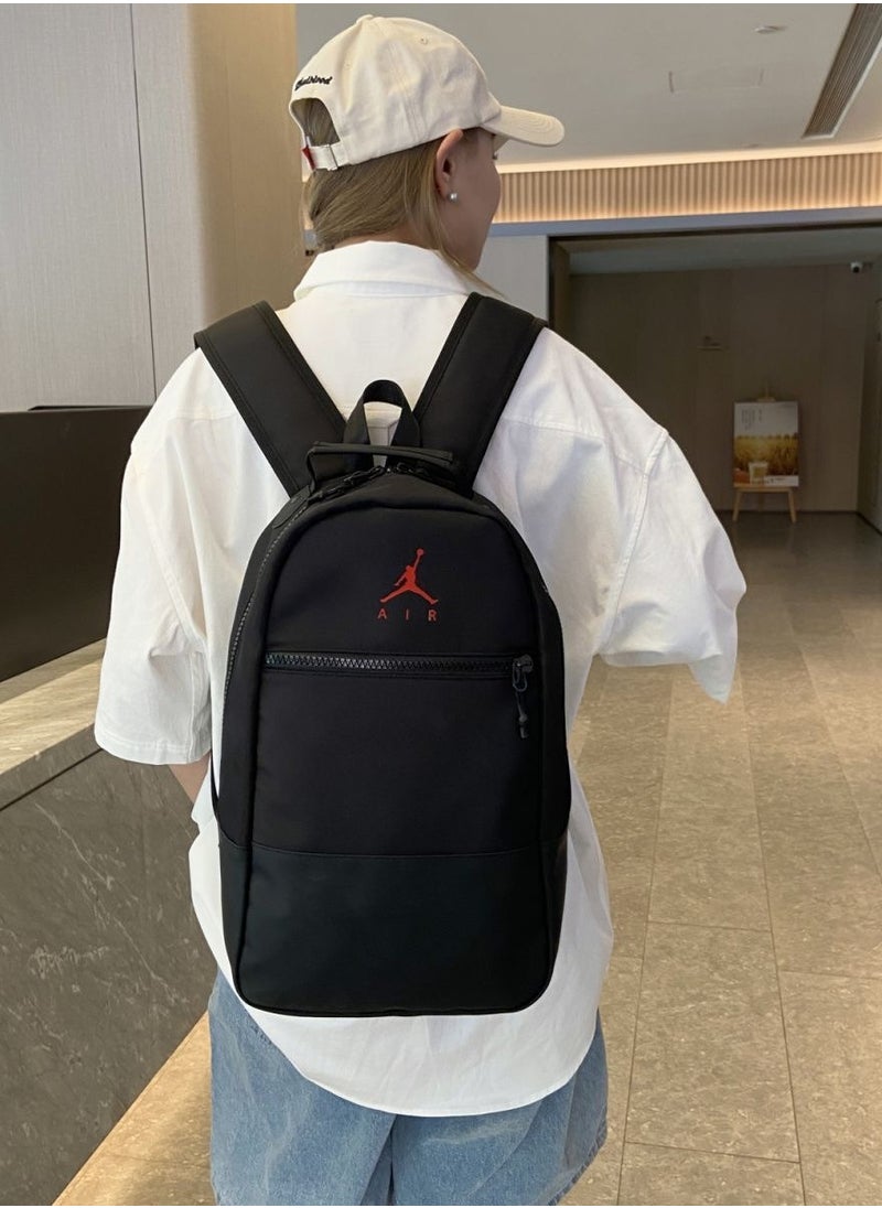 Jordans - 【School season】 Printed Large Capacity Zipper Backpack School Bag Student Backpack Classic Backpack Laptop Backpack Colorful Backpack - Image 1