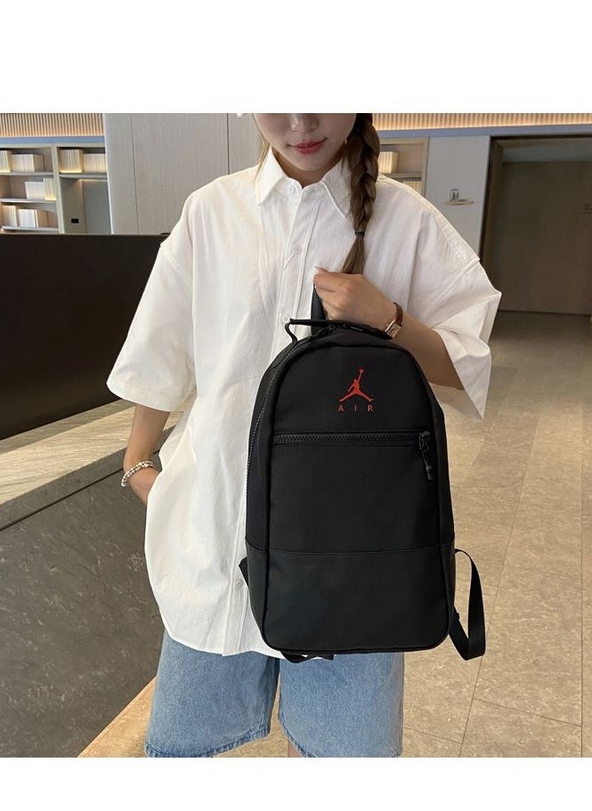 Jordans - 【School season】 Printed Large Capacity Zipper Backpack School Bag Student Backpack Classic Backpack Laptop Backpack Colorful Backpack - Image 1