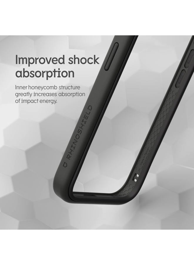 RHINOSHIELD Bumper Case Compatible with [iPhone 14 Pro] | CrashGuard NX - Shock Absorbent Slim Design Protective Cover 3.5M / 11ft Drop Protection - Black - Image 3