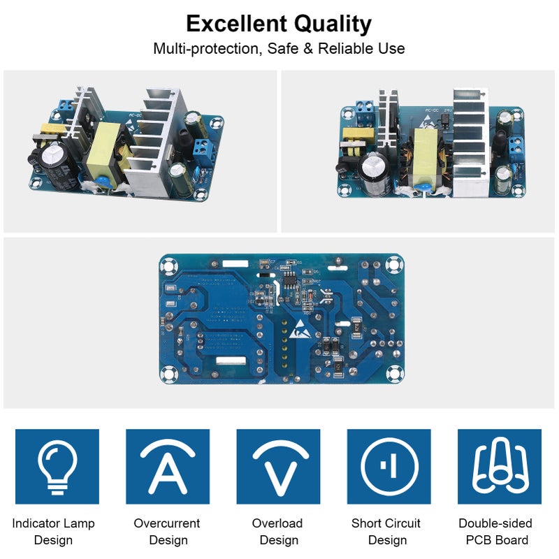 D C24V 4A 100W Switch Electronic Module Board P-CB Board Module Mini Size Lightweight Portable for Industrial Control System - Image 2