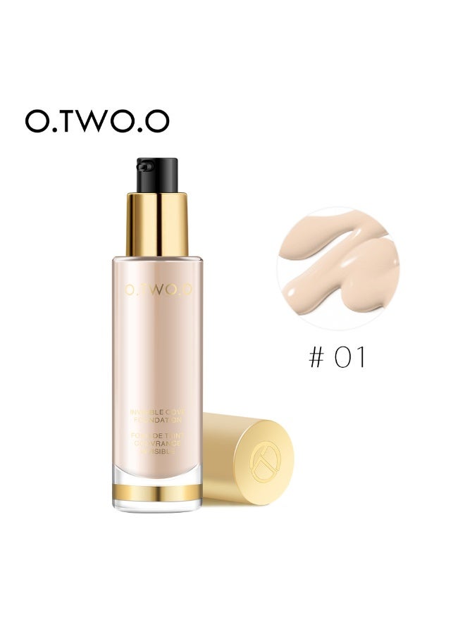 O.TWO.O Invisible Longwear Foundation 03 Gold - 30 ml - Image 5