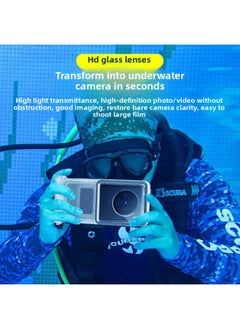 Generic Q3H Mobile Phone Waterproof Bag Diving Case Touchscreen Swimming Underwater Photo Sealing Bag Universal For Iphone 121314 Protection-Color:The Latest Exclusive For Iphone 15plus Special Transparent Color  - Image 4