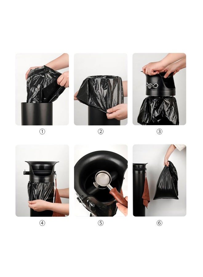 WATCHGET Espresso Knock Box Garbage Bag Commercial Floor Standing Espresso Dump Bin Large Garbage Bags Coffee Shop Accessories 25Pcs - Image 5