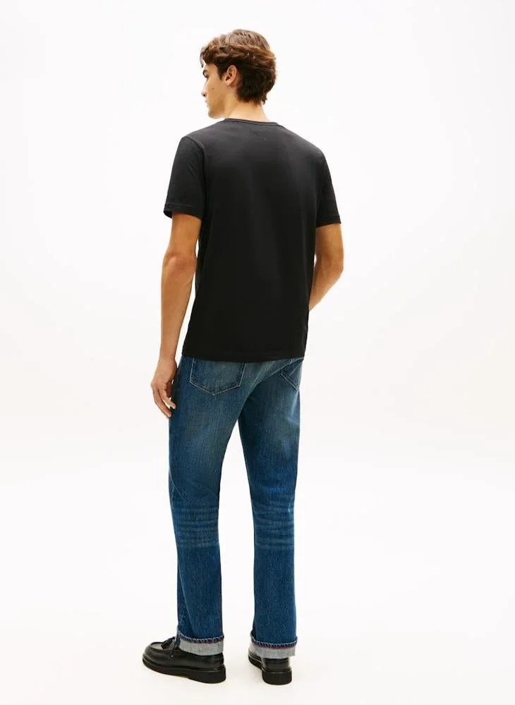 Tommy Hilfiger  Logo Jersey Crew Neck T-Shirt for Men | Best Price UAE