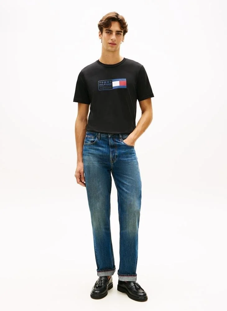 Tommy Hilfiger  Logo Jersey Crew Neck T-Shirt for Men | Best Price UAE