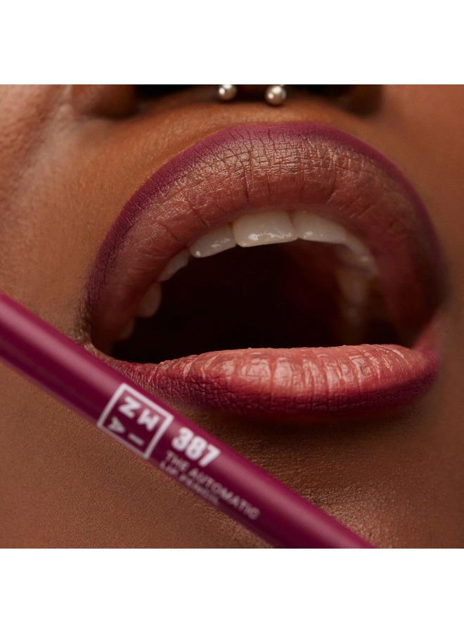 3INA The Automatic Lip Pencil 387 - High Concentration Pigments - Long-Wearing Formula - Rich Color Pay-Off - Helps To Make The Lipsticks Last Longer - Fluid Glide Tip - Cruelty Free - 0.01 Oz - Image 2