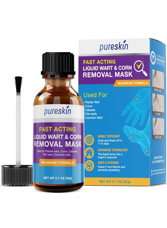 PureSkin Pureskin Wart Corn Removal for Feet: Salicylic Acid