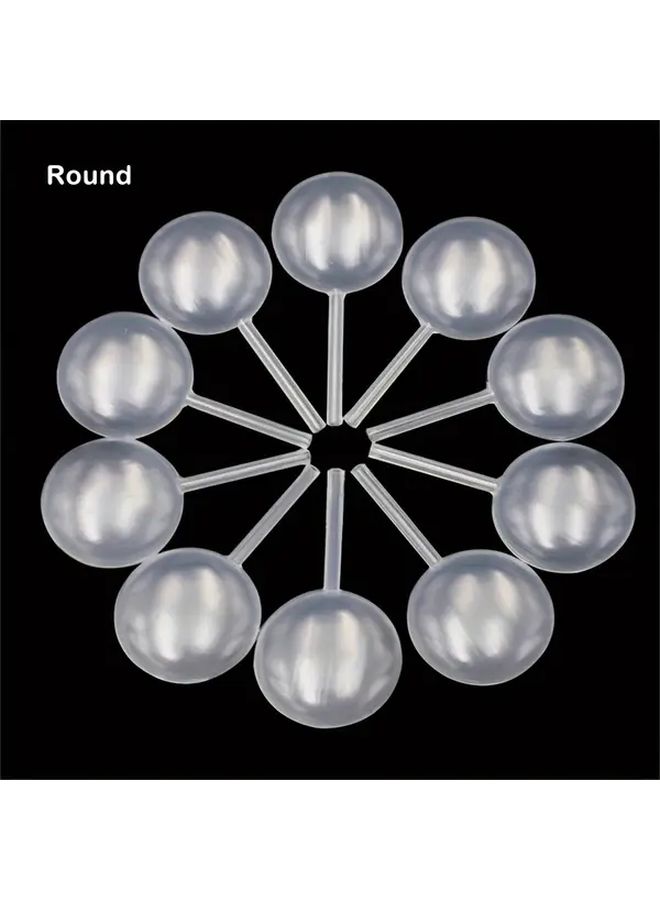 50pcs Macaron Heart Shaped Drip Icing Pipettes for Cake Decoration Baking Tool - Image 3