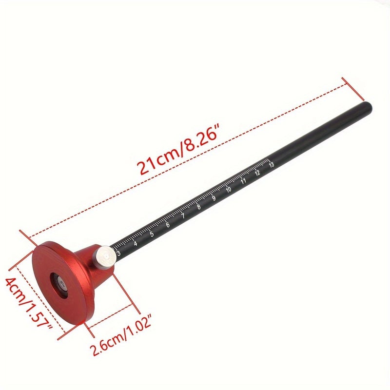 Tyre Marking Ruler Woodworking Tool Inch Millimeter Scale Accurate Durable - Image 2