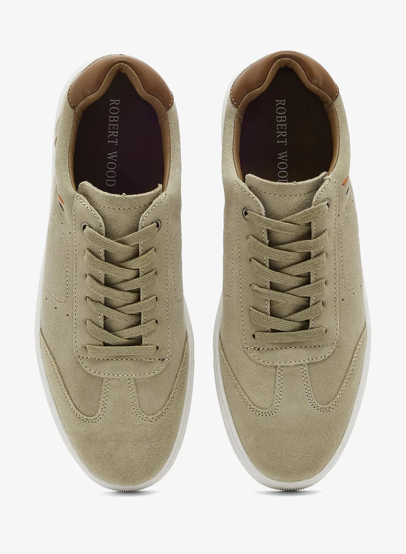 Robert Wood  Suede Retro Sneakers for Men | Best Price UAE