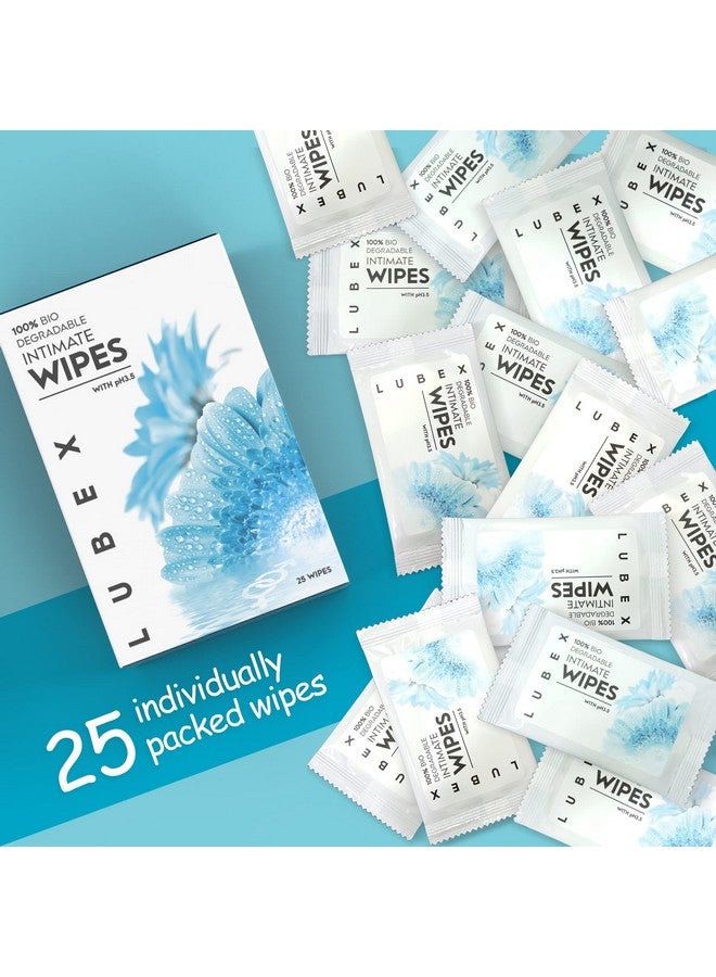 Lubex Natural Intimate Wipes for Pre/Post intimacy cleaning for Women & men - Made with Aloe Vera, Tea Tree & Vitamin E - 25 count - Image 5
