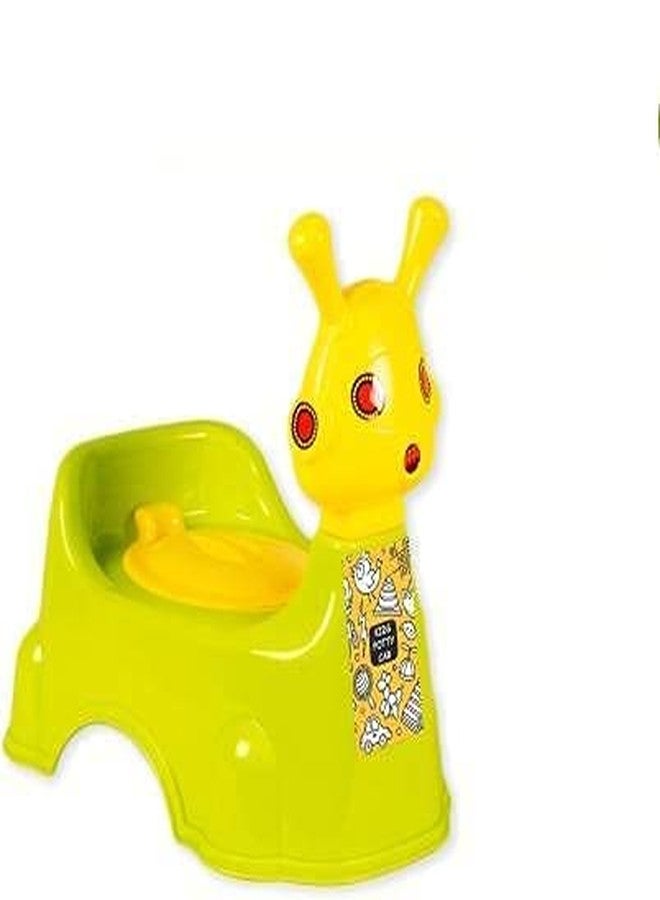 Zerya Robot Baby Potty Training Seat- Chair for Kids- Infant Potty Toilet Chair with Removable Tray & Closing Lid (Green) - Image 1