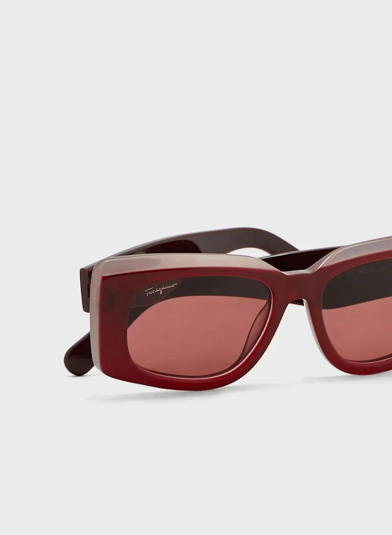Salvatore Ferragamo Rectangle Sunglasses