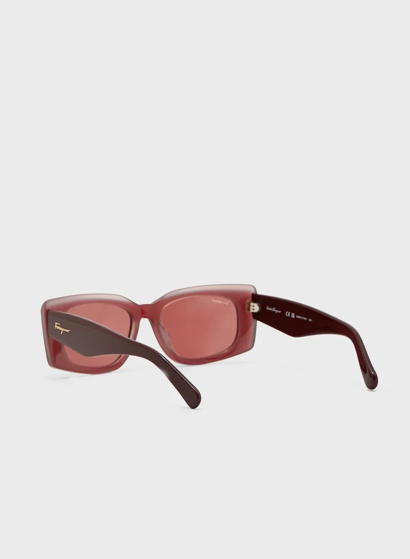 Salvatore Ferragamo Rectangle Sunglasses
