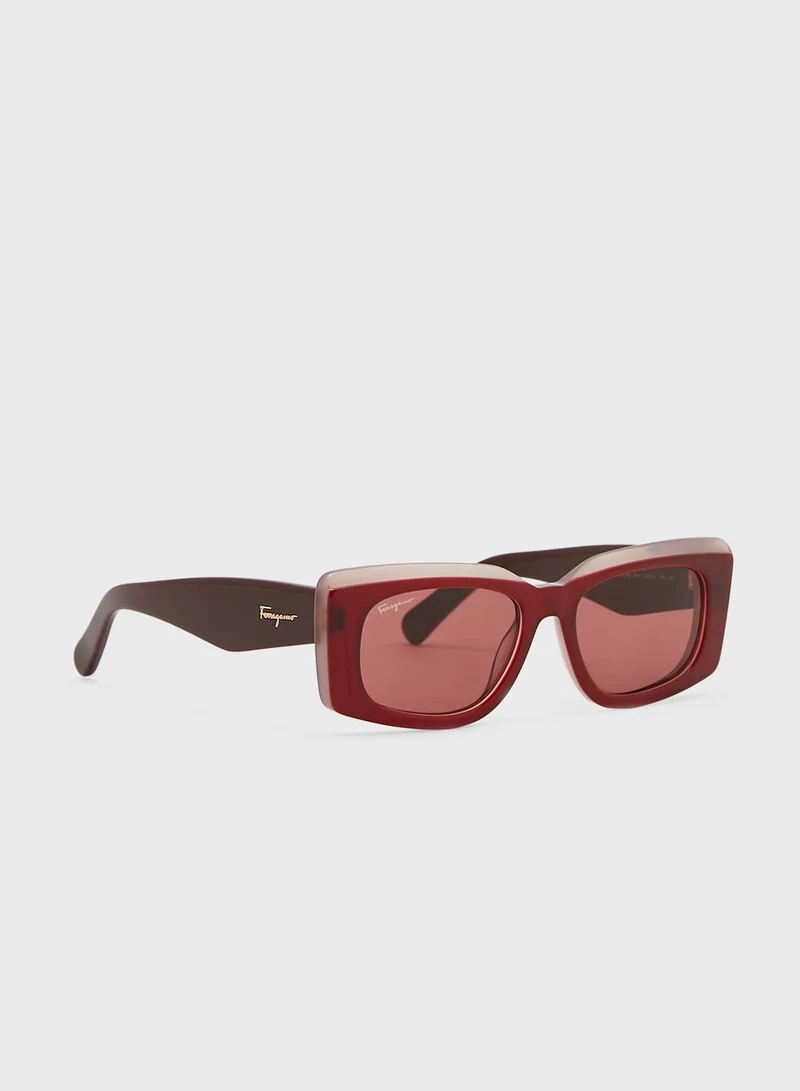 Salvatore Ferragamo Rectangle Sunglasses