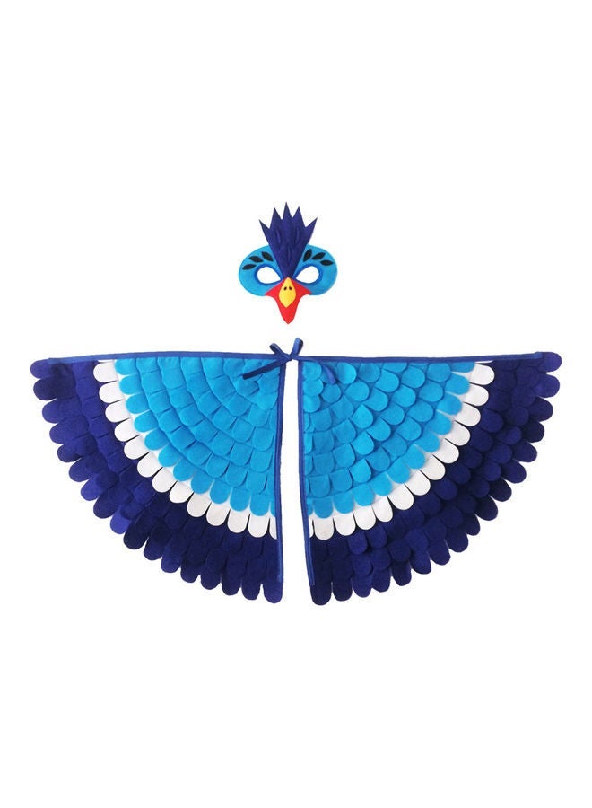 NIBEMINENT Creative Felt Wings Dress Set For Kids 100cm - Image 1