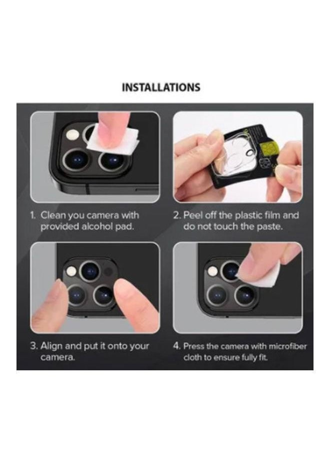Generic - Camera Lens Protector For Apple iPhone 13 Pro Transparent - Image 1