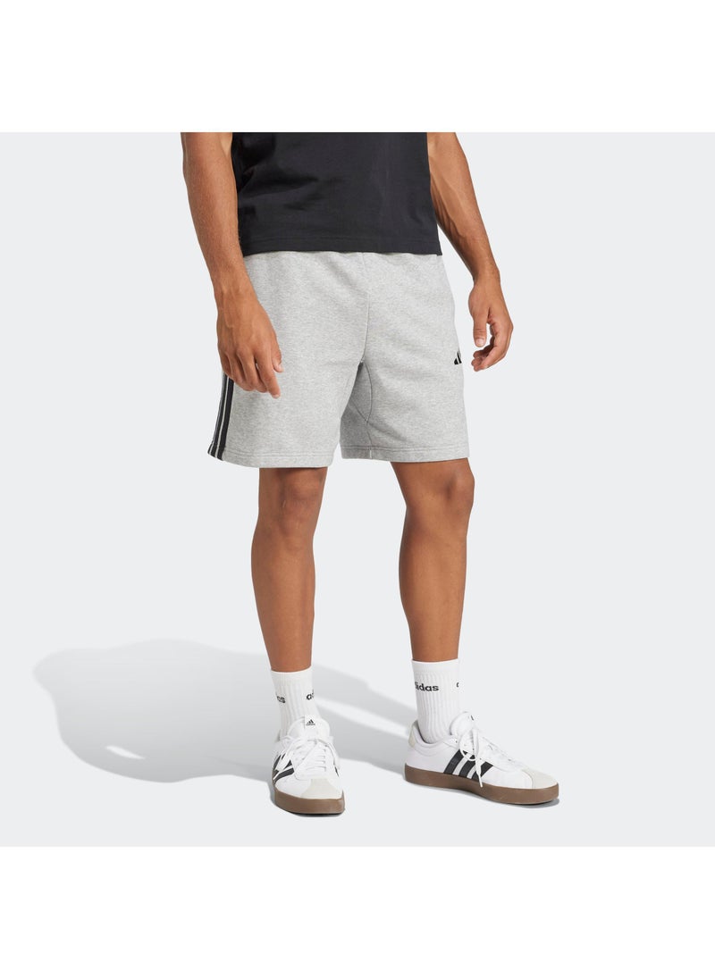 Adidas Essentials Three Stripes French Terry Shorts - Image 5