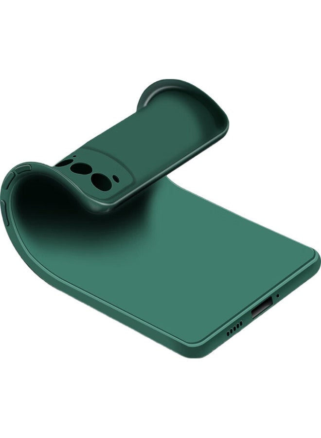 Hotfire Phone Case For Honor X30Max, Honor X30Max Protective Cover, Full Lens Protection Upgraded Frosted Anti-Drop Slim Silicone Soft Case For Men And Women - Dark Night Green - Image 3