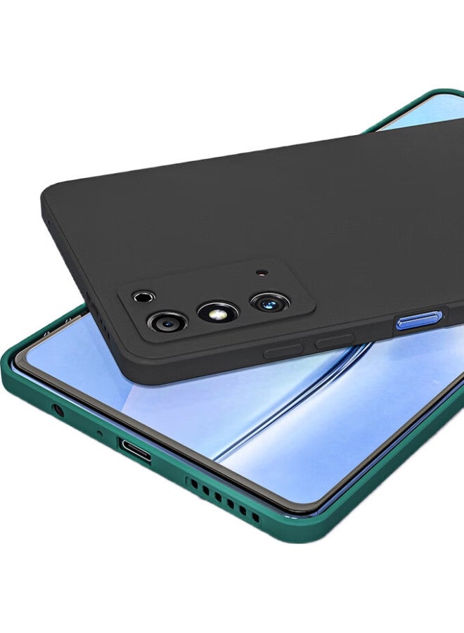 Hotfire Phone Case For Honor X30Max, Honor X30Max Protective Cover, Full Lens Protection Upgraded Frosted Anti-Drop Slim Silicone Soft Case For Men And Women - Dark Night Green - Image 2