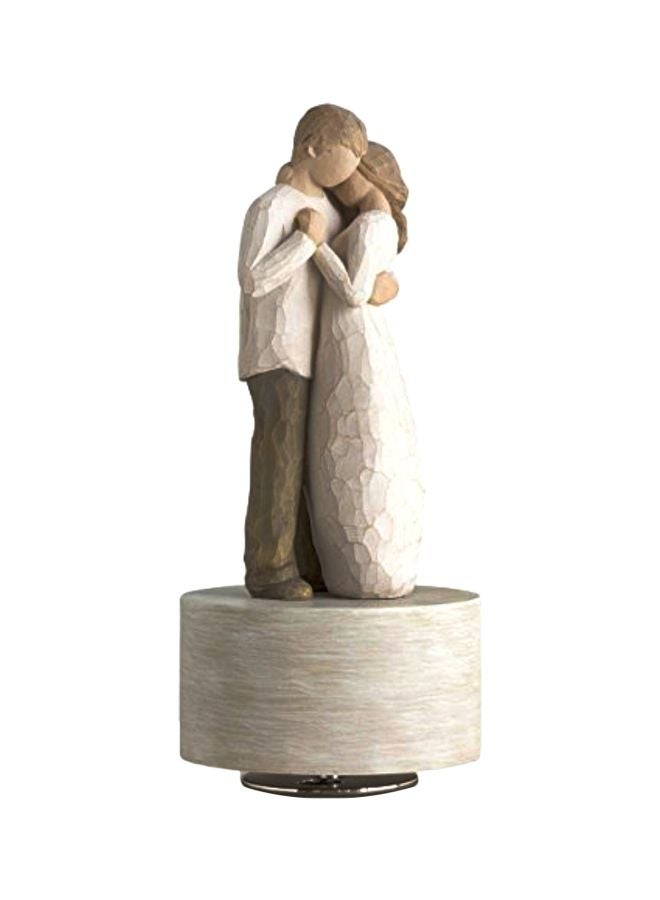 Willow Tree Promise Musical, Plays Pachelbel's Canon in D Major, Hold Dear The Promise of Love, Gift for Bridal Shower, Wedding, Anniversary, Valentine's Day, Sculpted Hand-Painted Musical Figure - Image 1