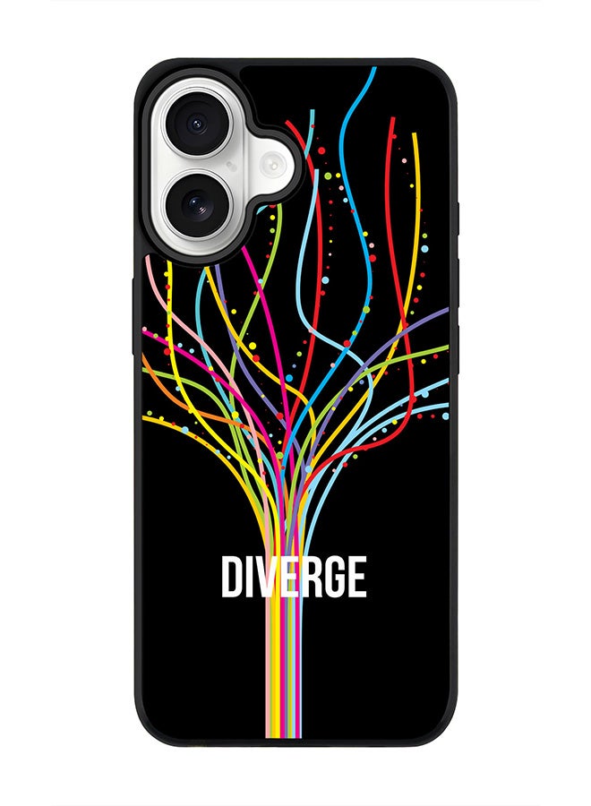 Stylizedd iPhone 17 Case, [Compatible with MagSafe] Slim Magnetic cover Phone Case iPhone 17 -Diverge (Black) - Image 1