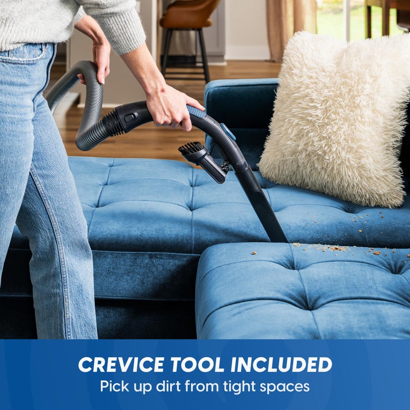 Vacmaster CC0501 Ultra Silent Bagless Canister Vacuum Powerful Cleaner with HEPA Filtration, One-Touch Release Dust Cup, Built-in Dust Tool & Retractable Cord for Low-Pile Carpet and Hard Floor - Image 5