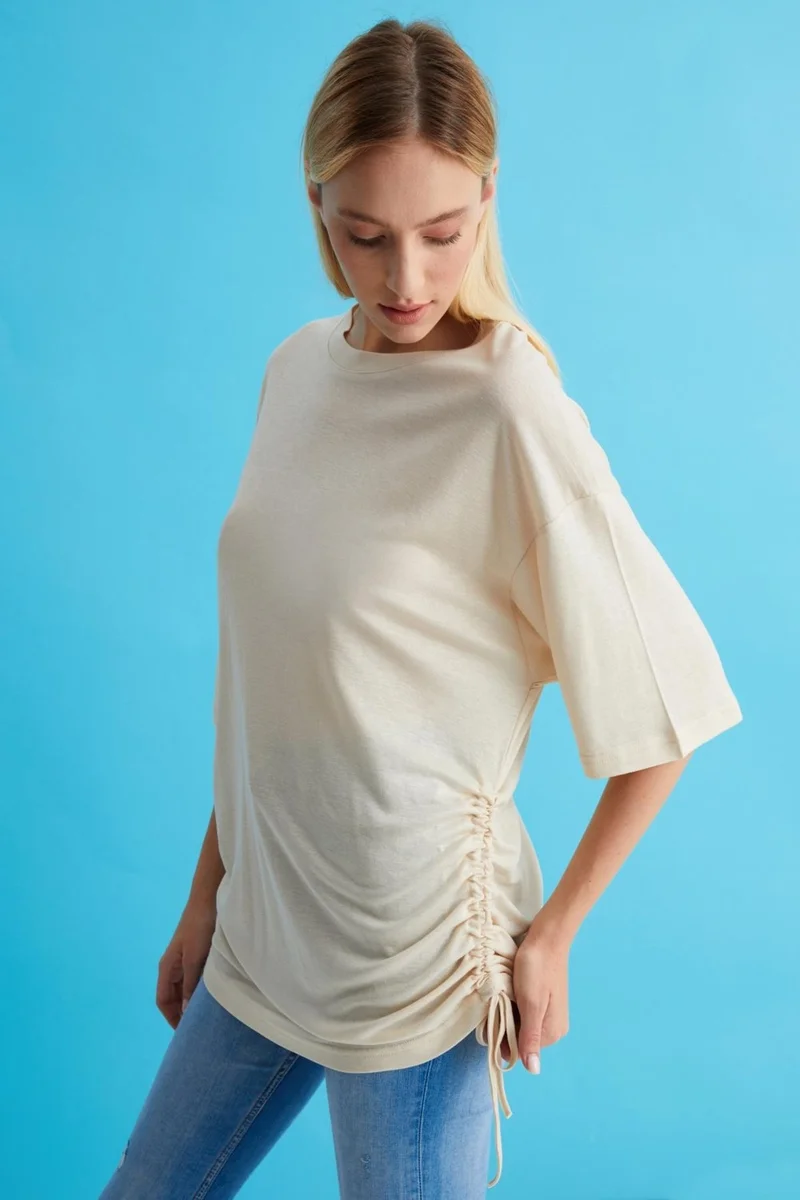 الكسندر جاردي Side Gathered T-Shirt (B2233901)
