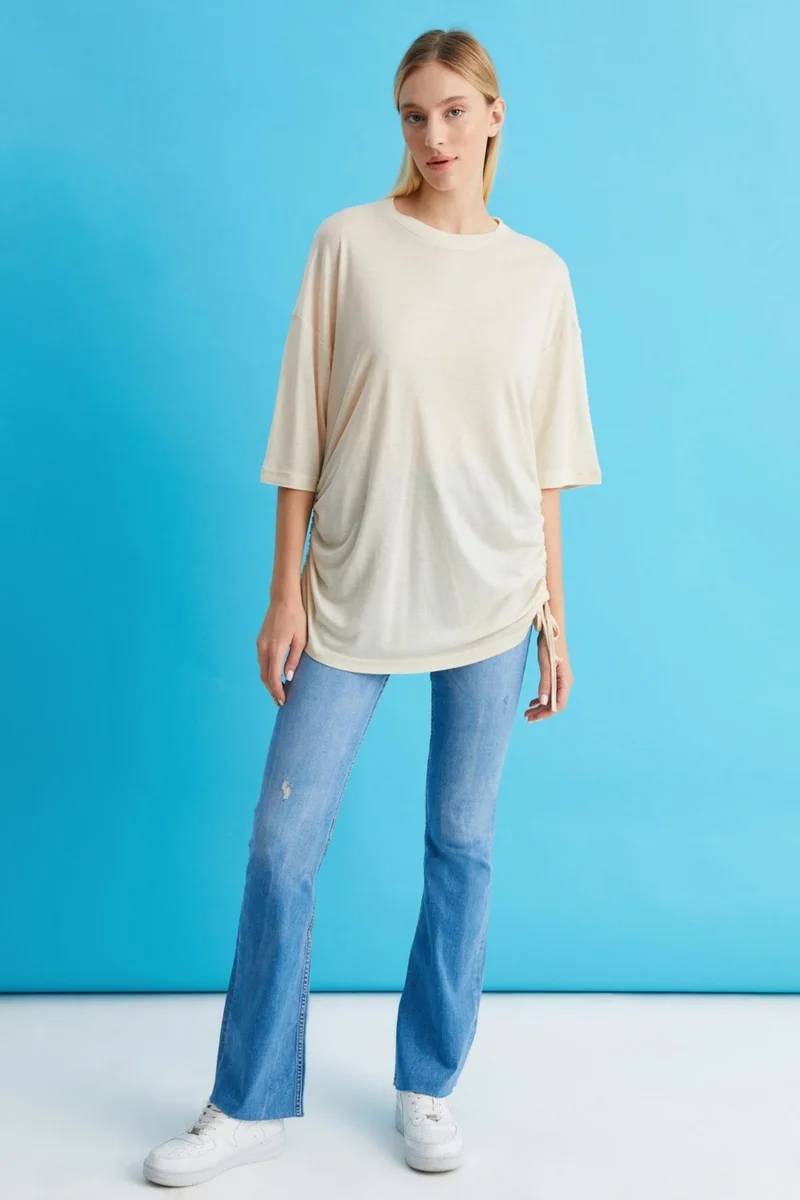 الكسندر جاردي Side Gathered T-Shirt (B2233901)