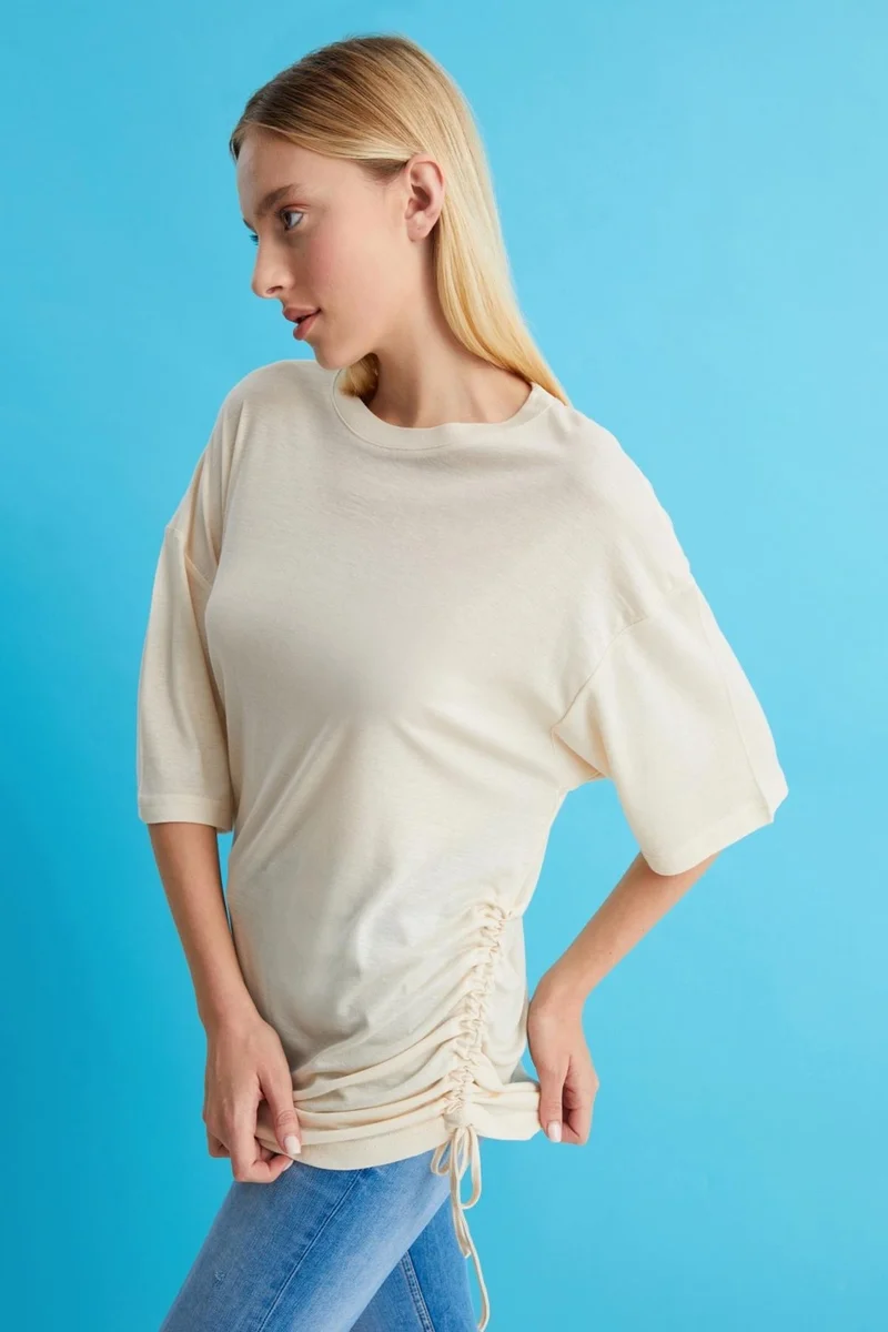 الكسندر جاردي Side Gathered T-Shirt (B2233901)