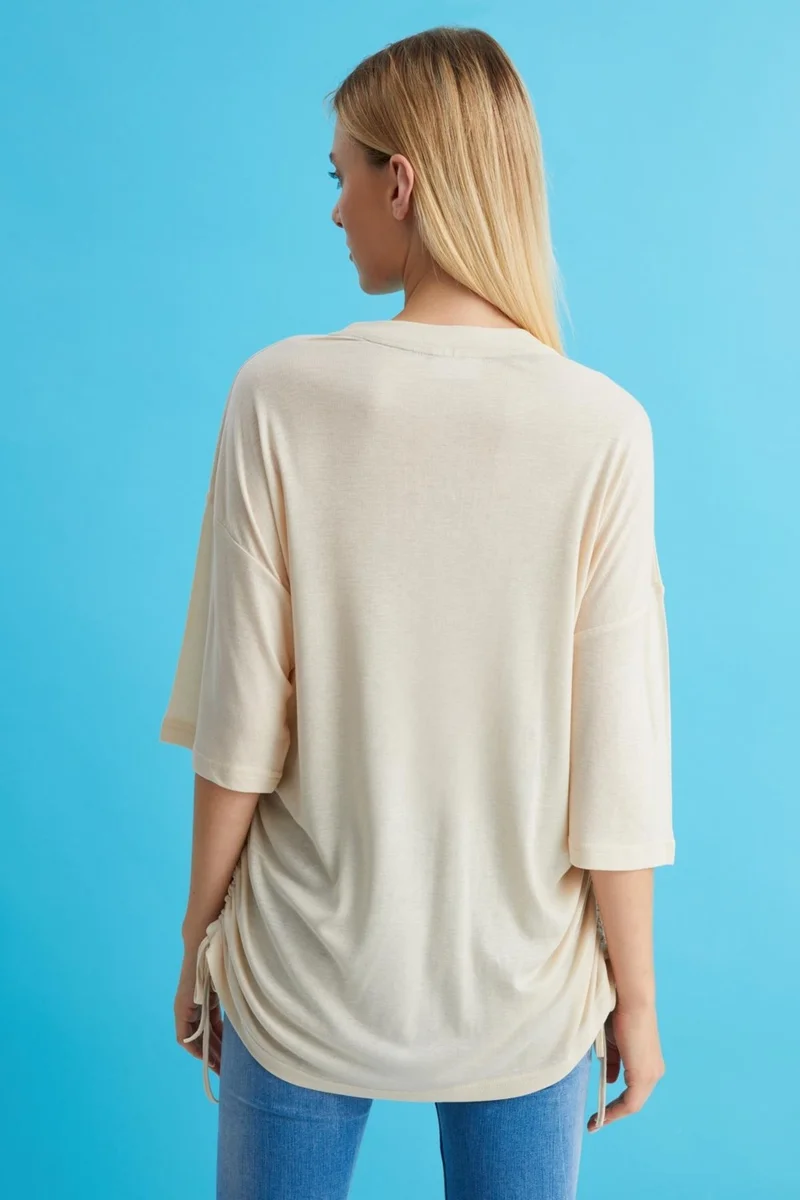 الكسندر جاردي Side Gathered T-Shirt (B2233901)
