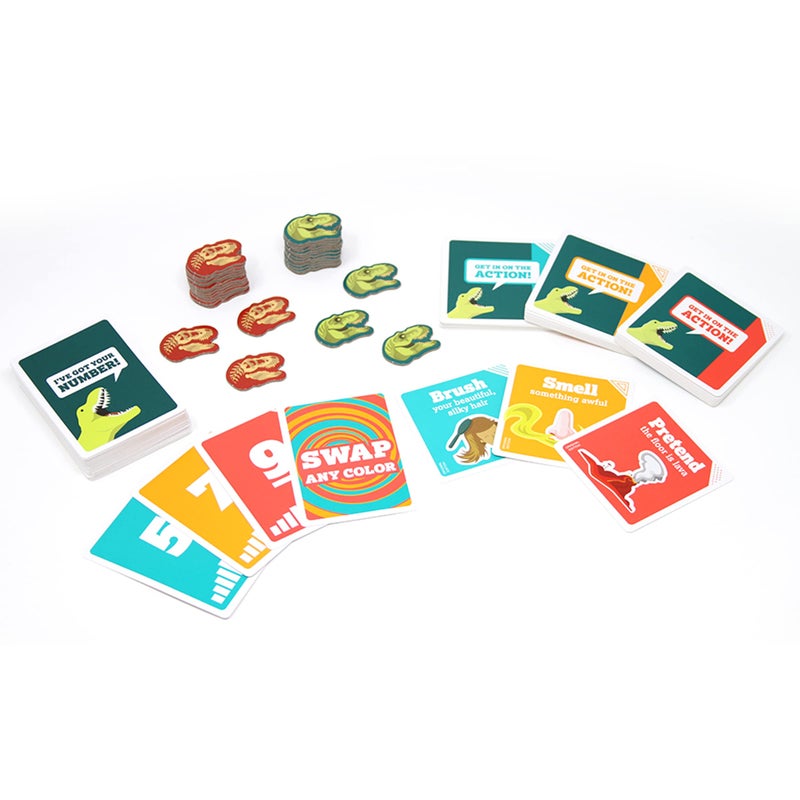 Exploding Kittens On a Scale of One to T-Rex 2-8 Players - Ages 7+ - 15 Minutes to Play - Charades Style Acting Card Game - Party Game, Family Game Night, Kid and Adult Card Game - Image 4