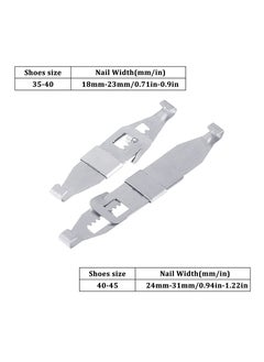 KASTWAVE Ingrown Straightening Clips Toenail Pedicure Tool Curved Brace Toenails Thick Paronychia Correction Tool, Ingrowing Nail Treatment Kit, 2 Sizes 4 Pcs  - Image 2