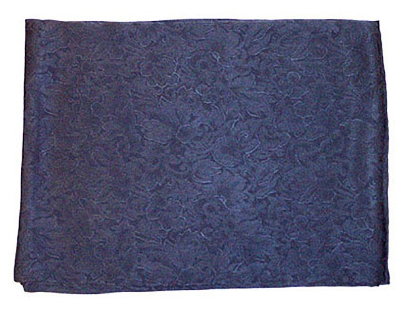WYOMING TRADERS Casual Unisex Adult Lightweight Breathable Jacquard Navy Regular Silk Scarf, 34.5" - Image 4