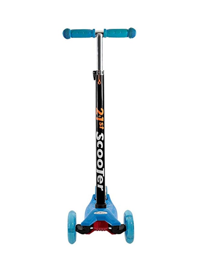 Cool Baby COOLBABY 3 Wheel Scooter T Style Handle Bar Scooter Kick Scooter For Kids Micro Mini - Kick Scooter Adjustable Height PU Wheels Best Gifts For Children Blue - Image 2