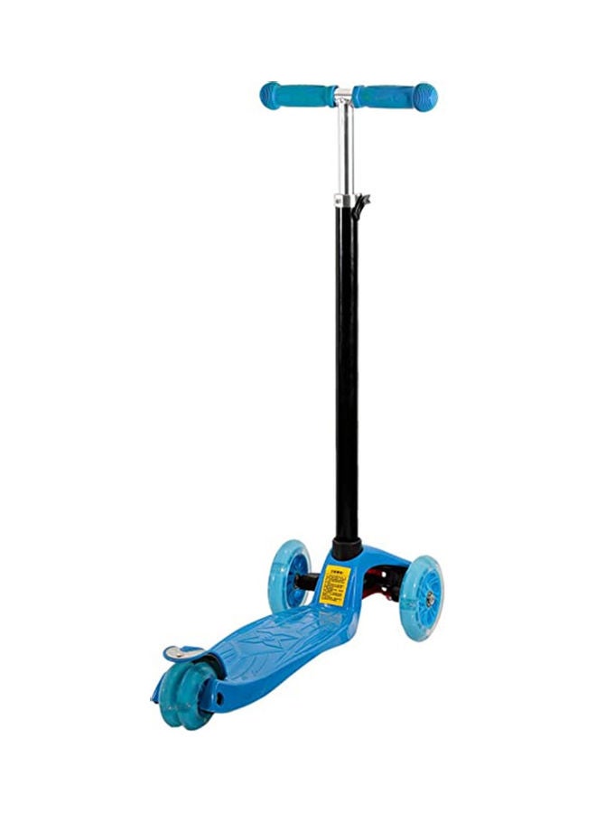 Cool Baby COOLBABY 3 Wheel Scooter T Style Handle Bar Scooter Kick Scooter For Kids Micro Mini - Kick Scooter Adjustable Height PU Wheels Best Gifts For Children Blue - Image 4